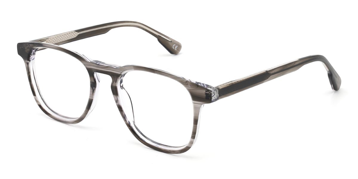 Black Tortoiseshell Walter Glasses - Square Glasses