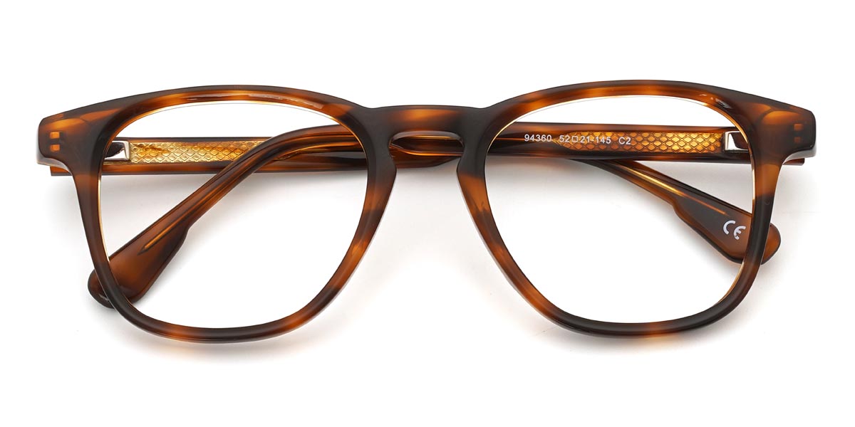 Tortoiseshell Walter - Square Glasses