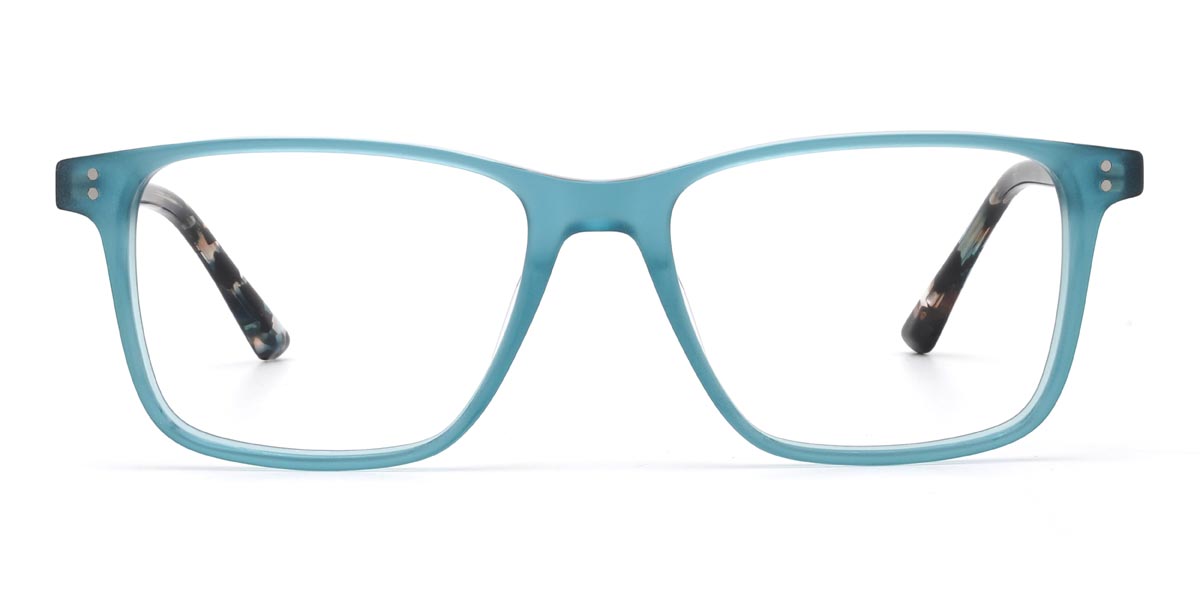 Mint Blue Ulysses - Rectangle Glasses
