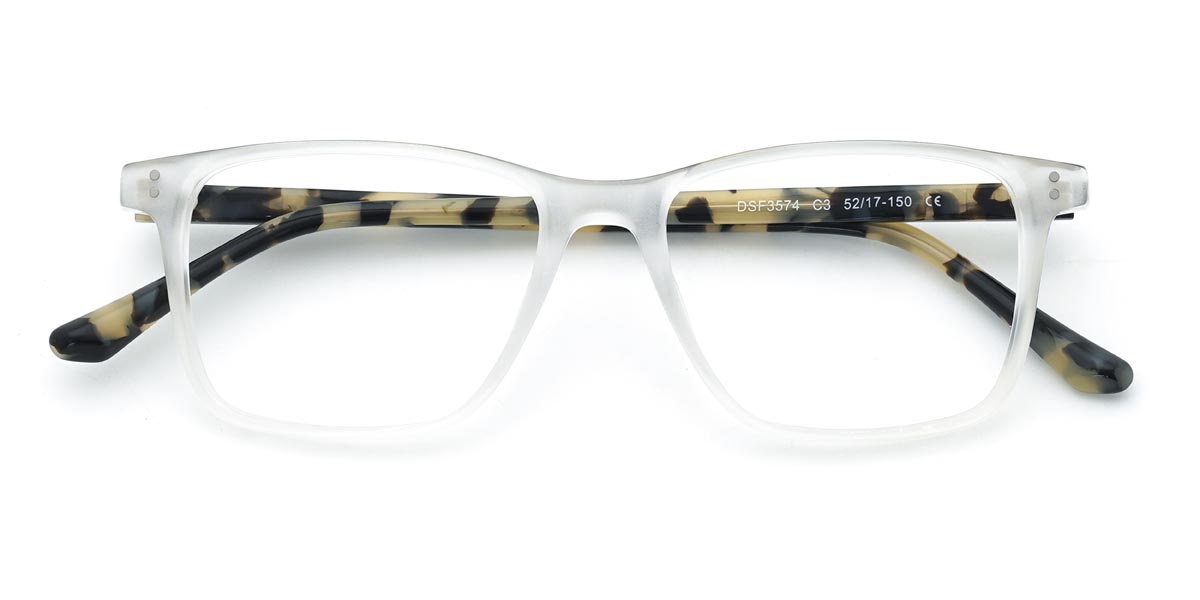 Clear Ulysses - Rectangle Glasses