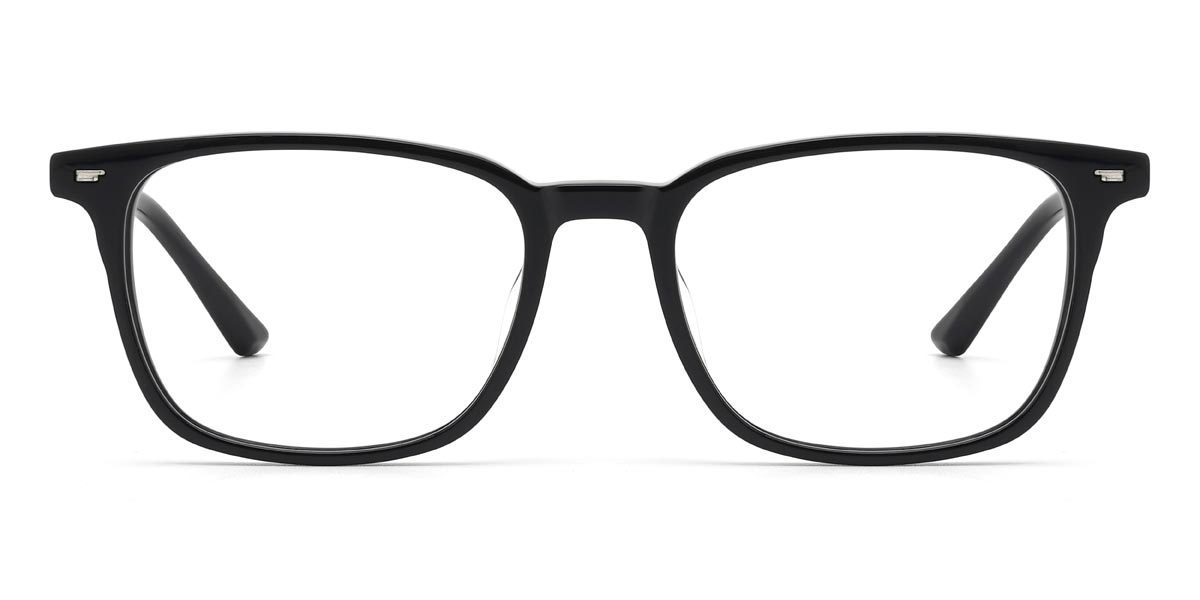 Black Silvester - Rectangle Glasses