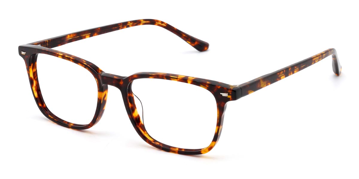Tortoiseshell Silvester - Rectangle Glasses