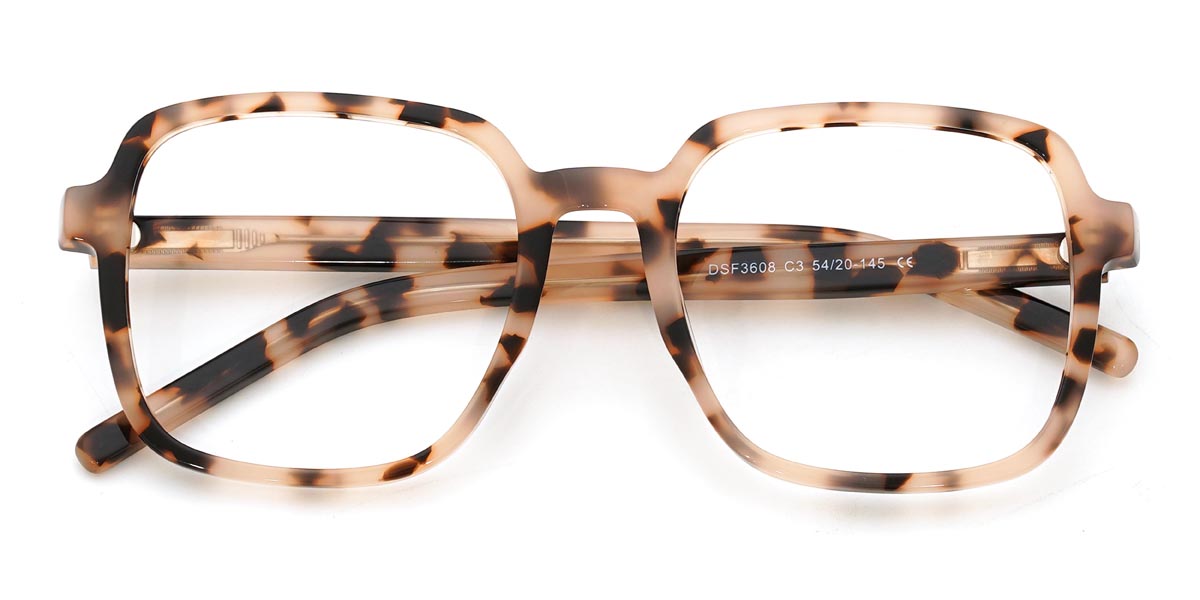 Ivory Tortoiseshell Rory - Square Glasses