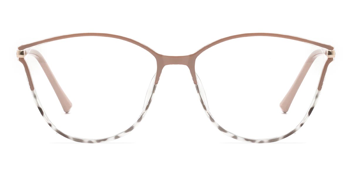 Nude Brown Flecken Chloe - Cat Eye Glasses