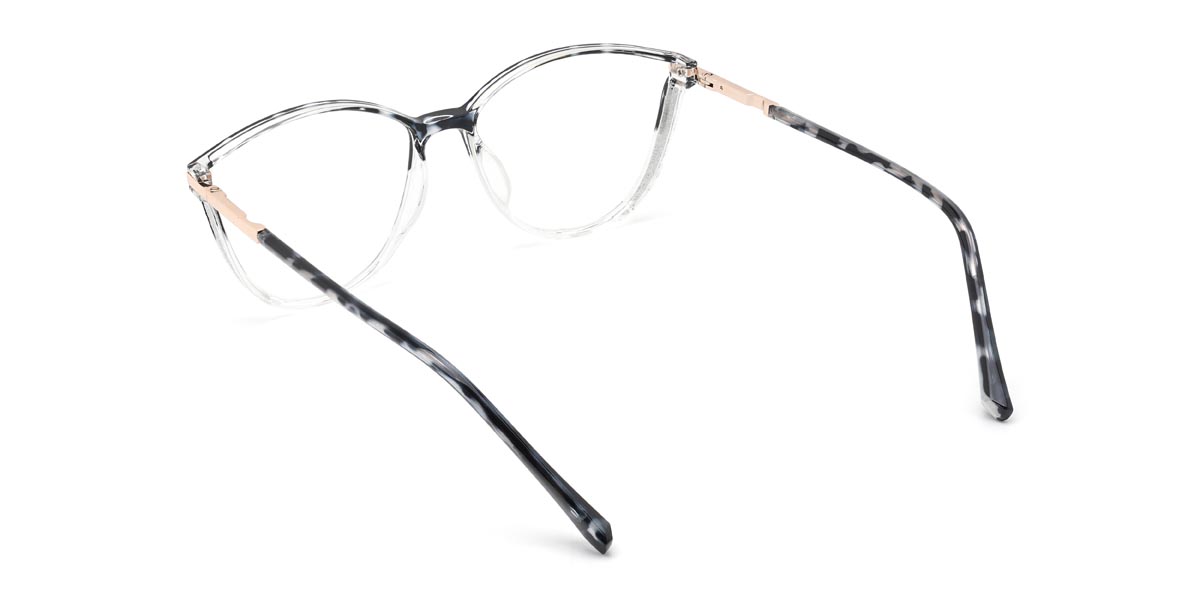 Átlátszó fekete teknősbéka Chloe Szemüveg - Cat Eye Glasses