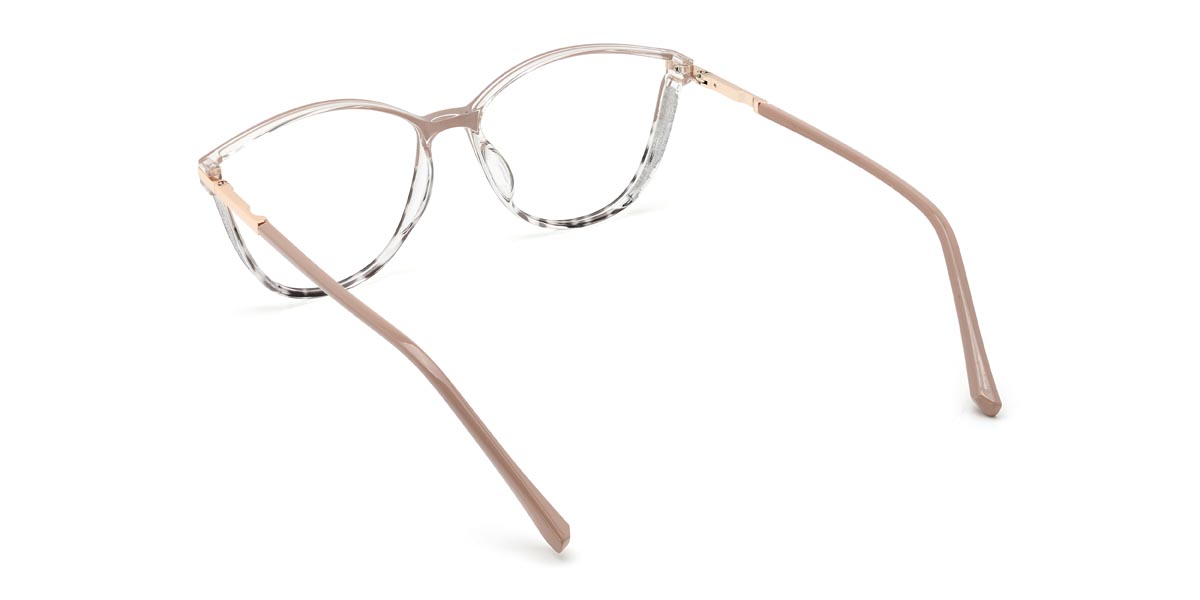 Nude Brown Flecken Chloe - Cat Eye Glasses