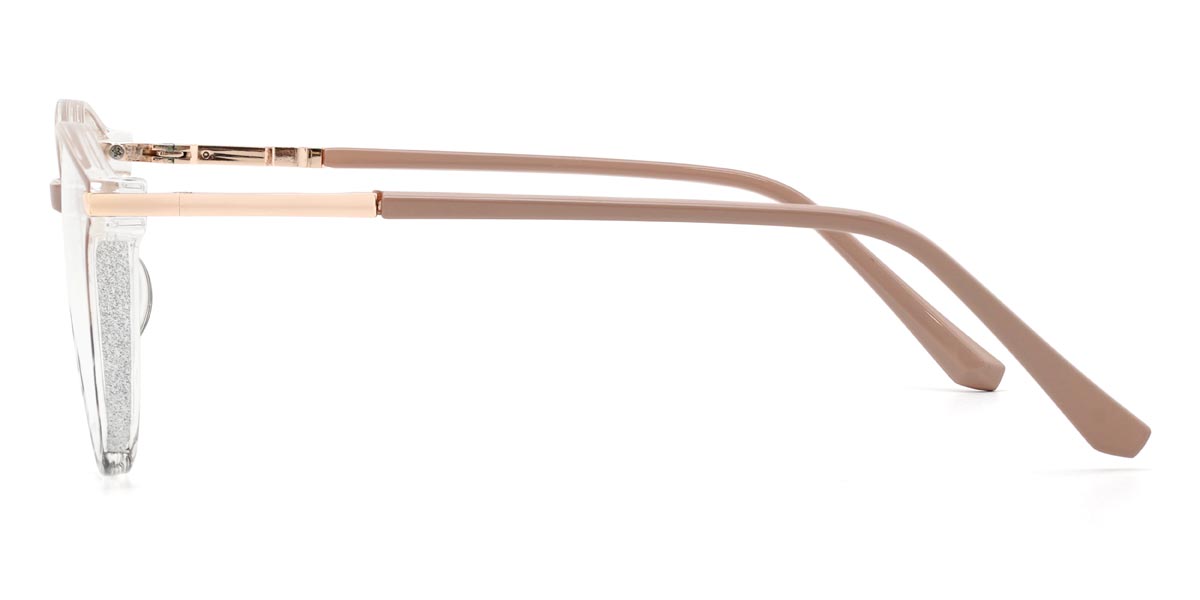 Nude Brown Flecken Chloe - Cat Eye Glasses