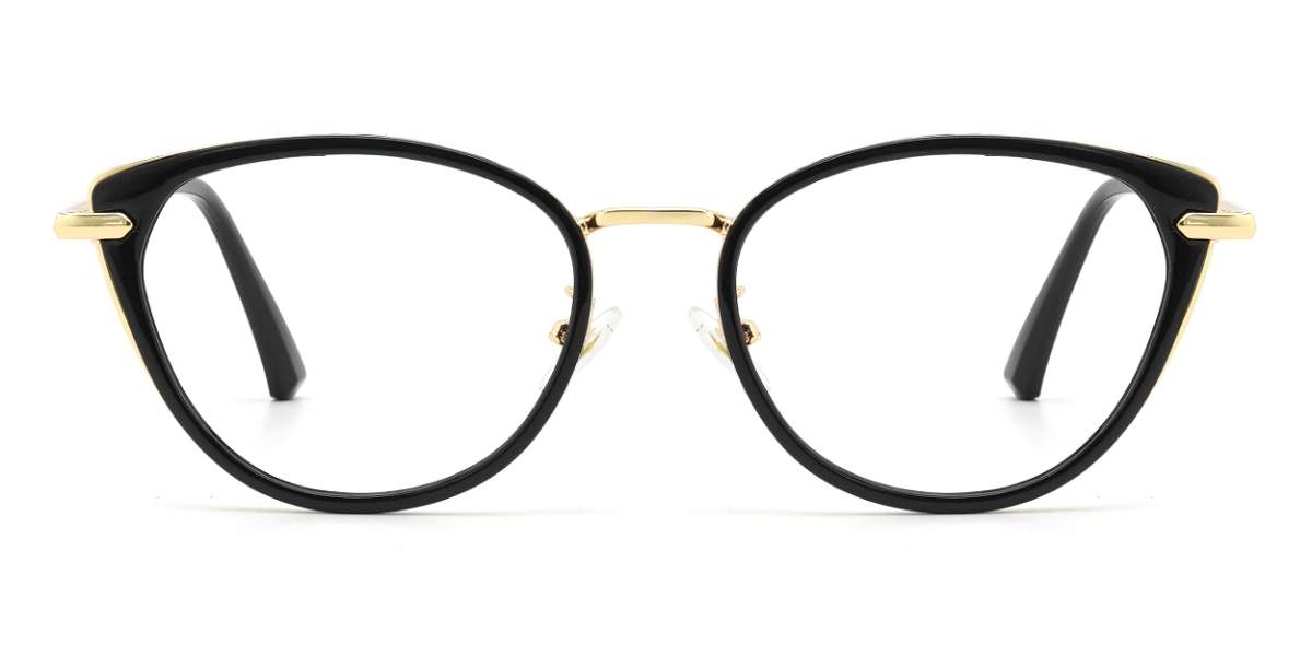 Negro Gill - Cat Eye Glasses