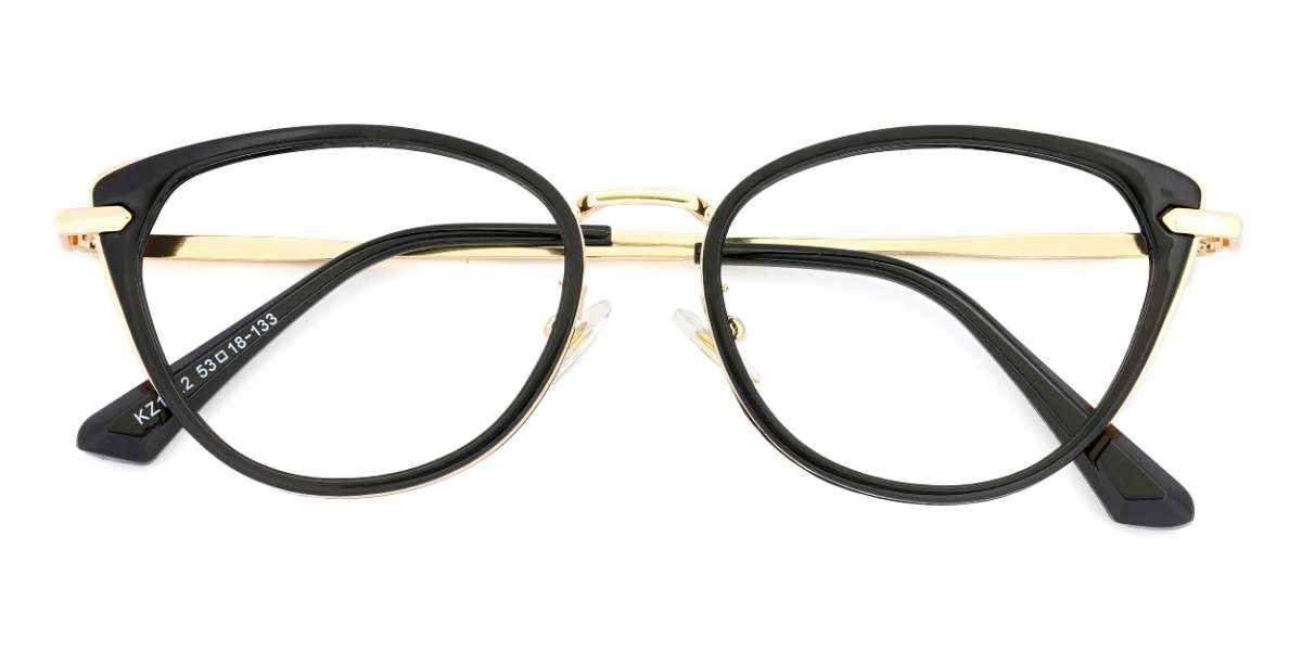 Black Gill - Cat Eye Glasses