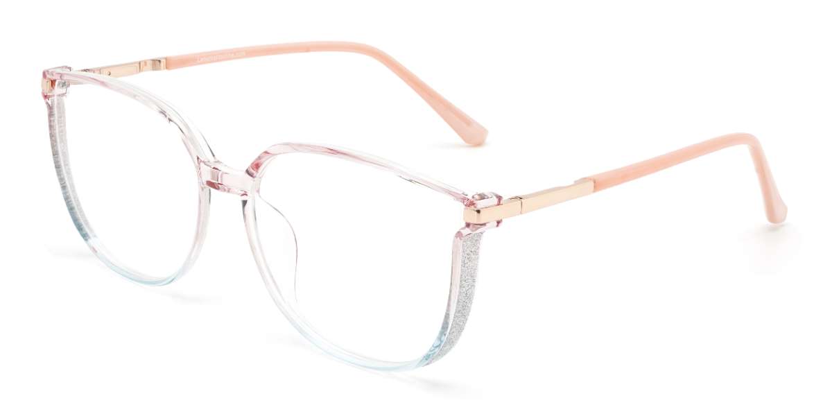 Rosa Azul Harmony - Rectangle Glasses