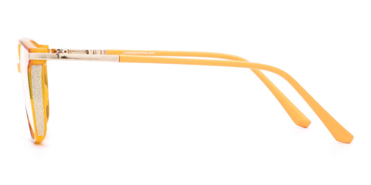 Gelb Orange Grün Harmony - Rectangle Glasses