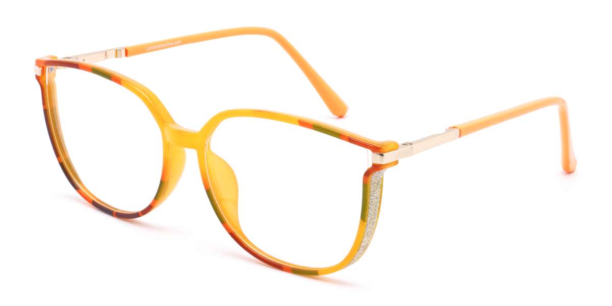 Gelb Orange Grün Harmony - Rectangle Glasses