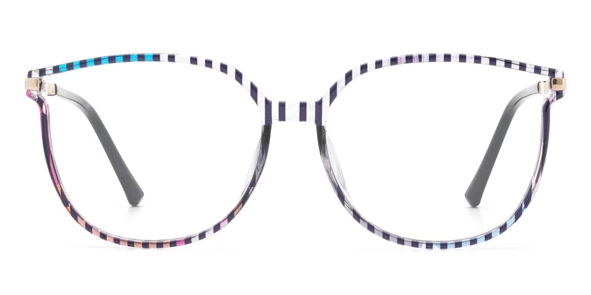 Stripe Harmony - Rectangle Glasses