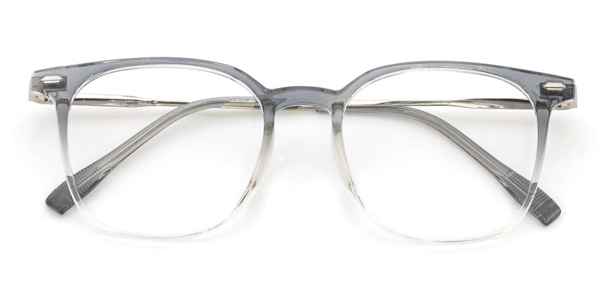 Gris degradado Hilda - Square Glasses