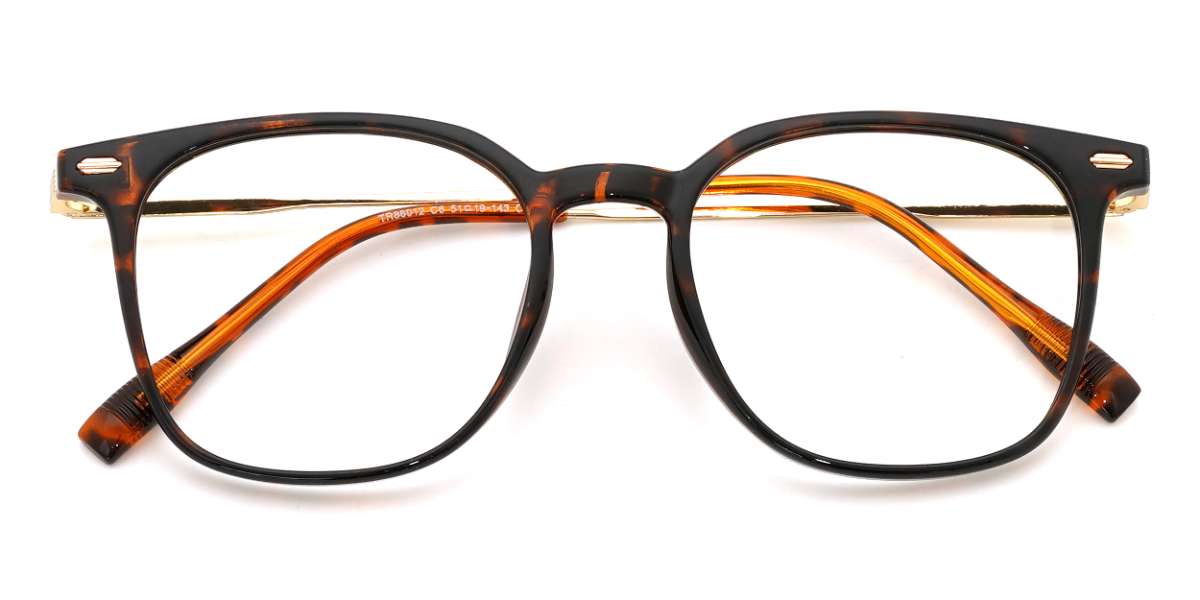 Tortoiseshell Hilda - Square Glasses