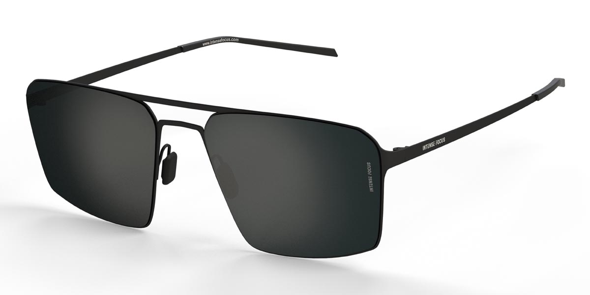 Negro Gris Metal Might 7 X - Square Sunglasses