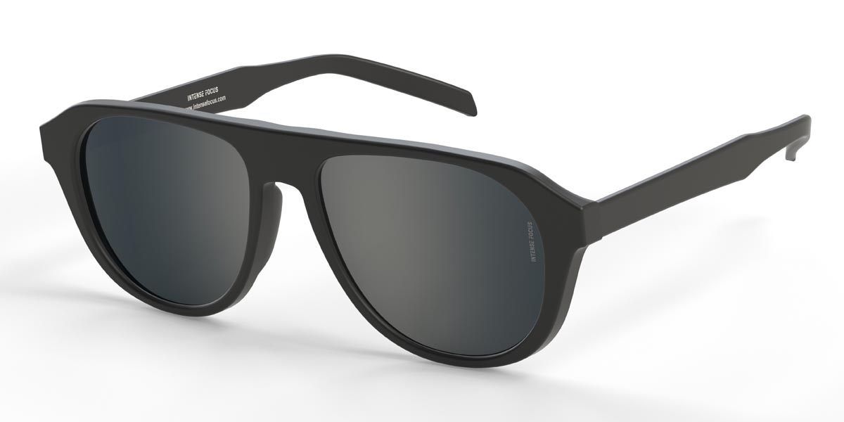 Fekete szürke Rector 7 X - Round Sunglasses