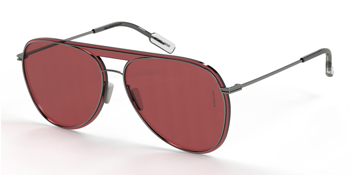 Silver Red Styleon 8 X - Aviator Sunglasses