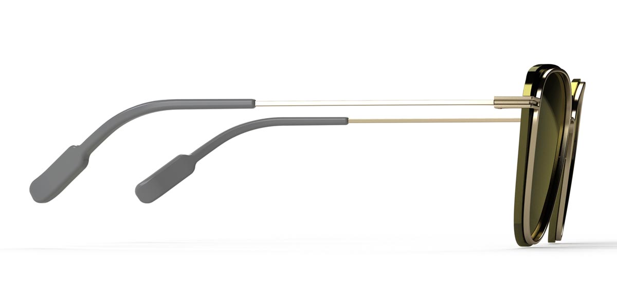 Gold Grey Styleon 10 X - Cat Eye Sunglasses