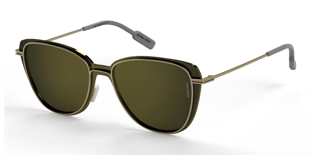 Gold Grey Styleon 10 X - Cat Eye Sunglasses