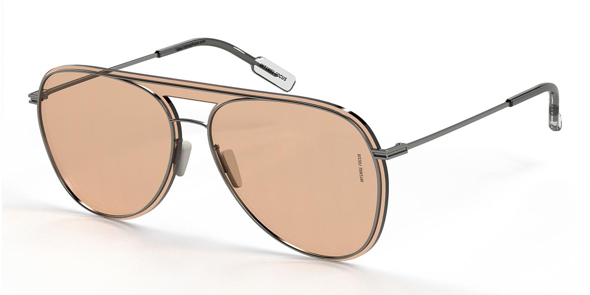 Silver Orange Styleon 8 X - Aviator Sunglasses