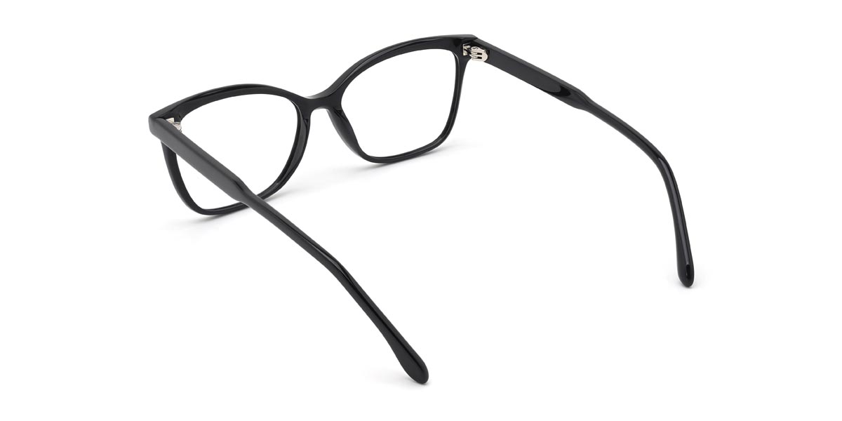 Black Denise - Rectangle Glasses