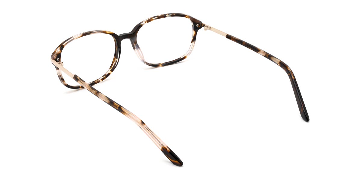 Ivoire Écaille de tortue Dwight - Rectangle Glasses