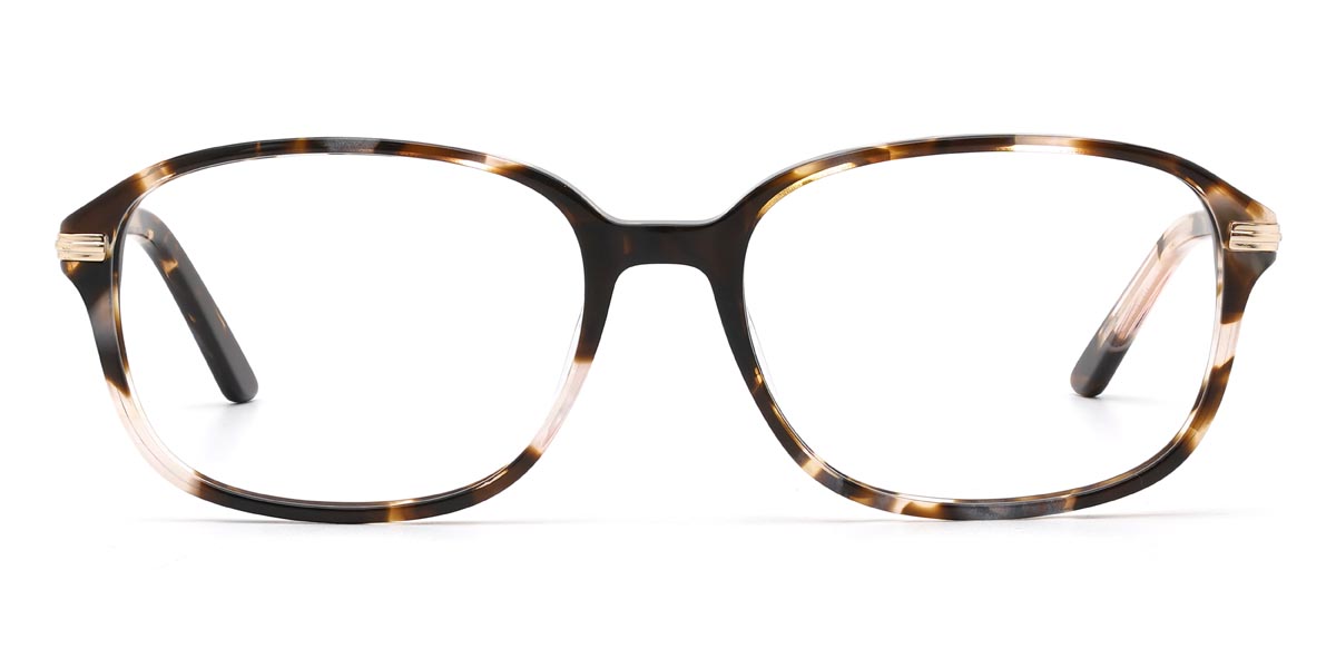 Ivory Tortoiseshell Dwight - Rectangle Glasses
