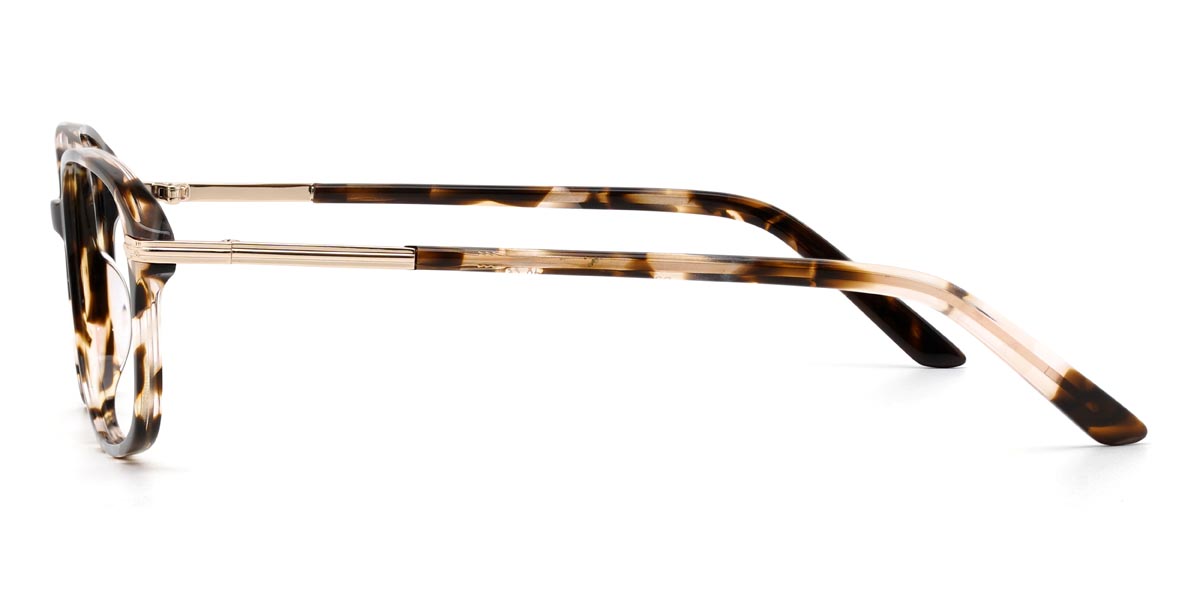 Ivoire Écaille de tortue Dwight - Rectangle Glasses