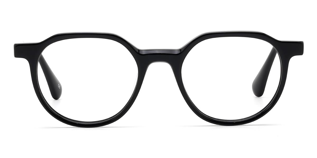 Black Novia - Oval Glasses