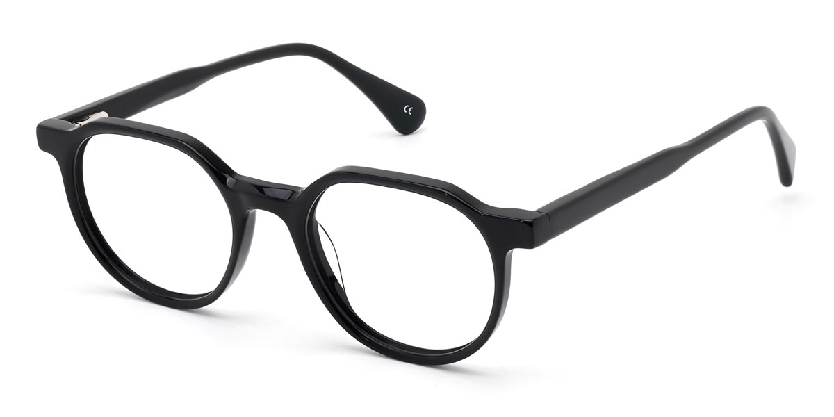 Black Novia Glasses - Oval Glasses