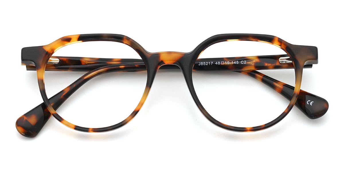 Tortoiseshell Novia - Oval Glasses