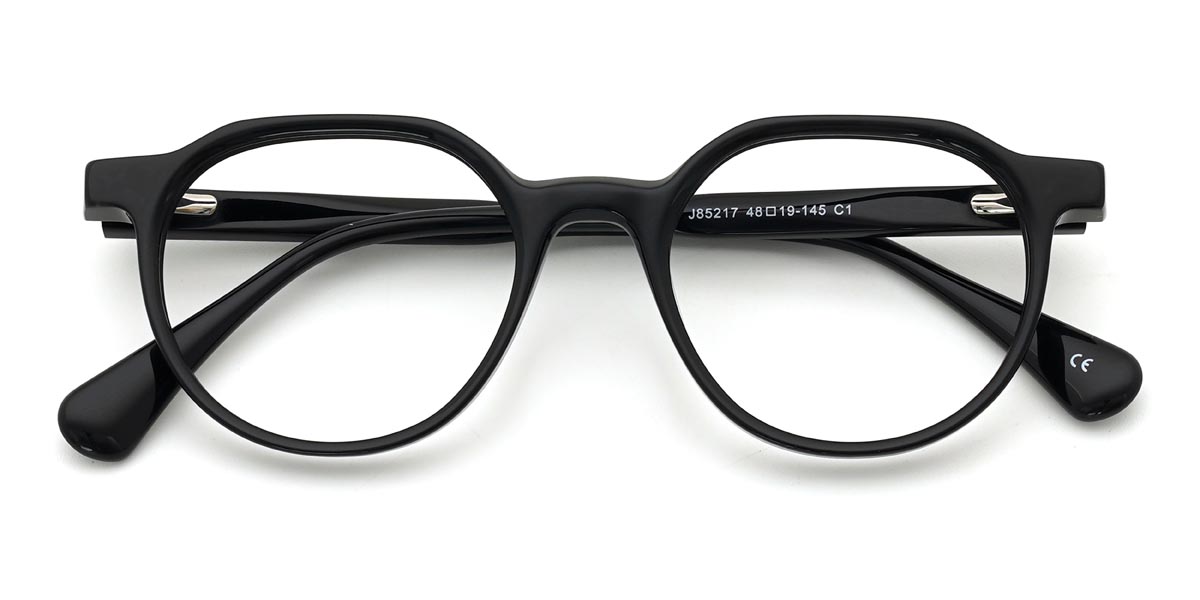 Black Novia Glasses - Oval Glasses