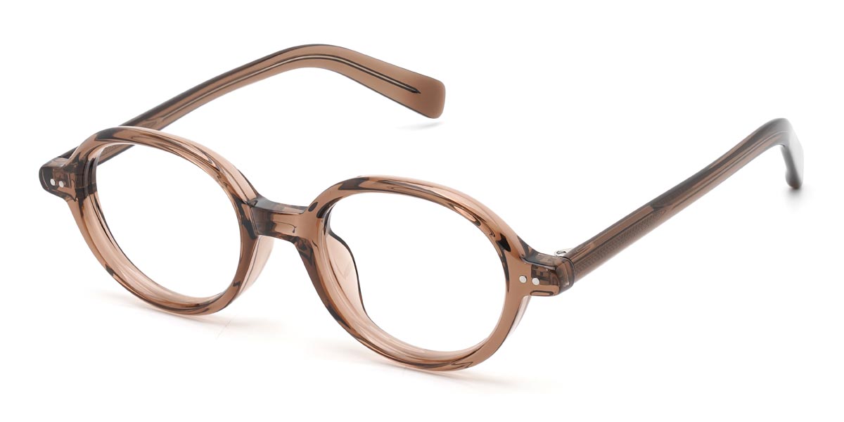 Brown Odelette Glasses - Oval Glasses