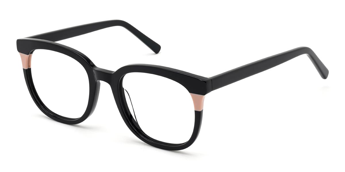 Black Nude Belinda - Square Glasses
