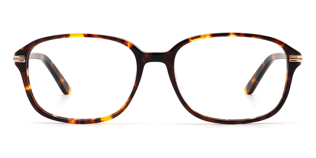 Tortoiseshell Dwight - Rectangle Glasses