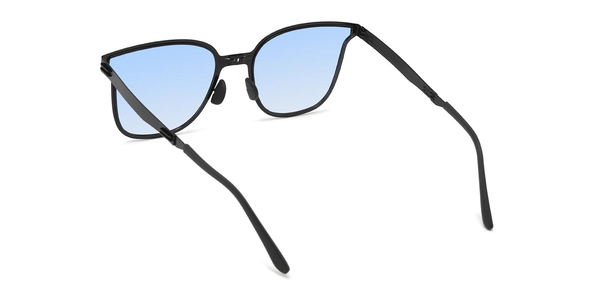 Black Blue Xenia - Square Sunglasses