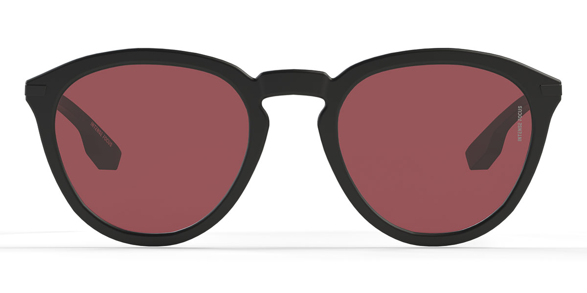 Preto Vermelho Erist 6 X Óculos - Round Sunglasses