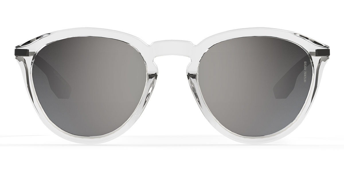 Clear Grey Erist 6 X - Round Sunglasses