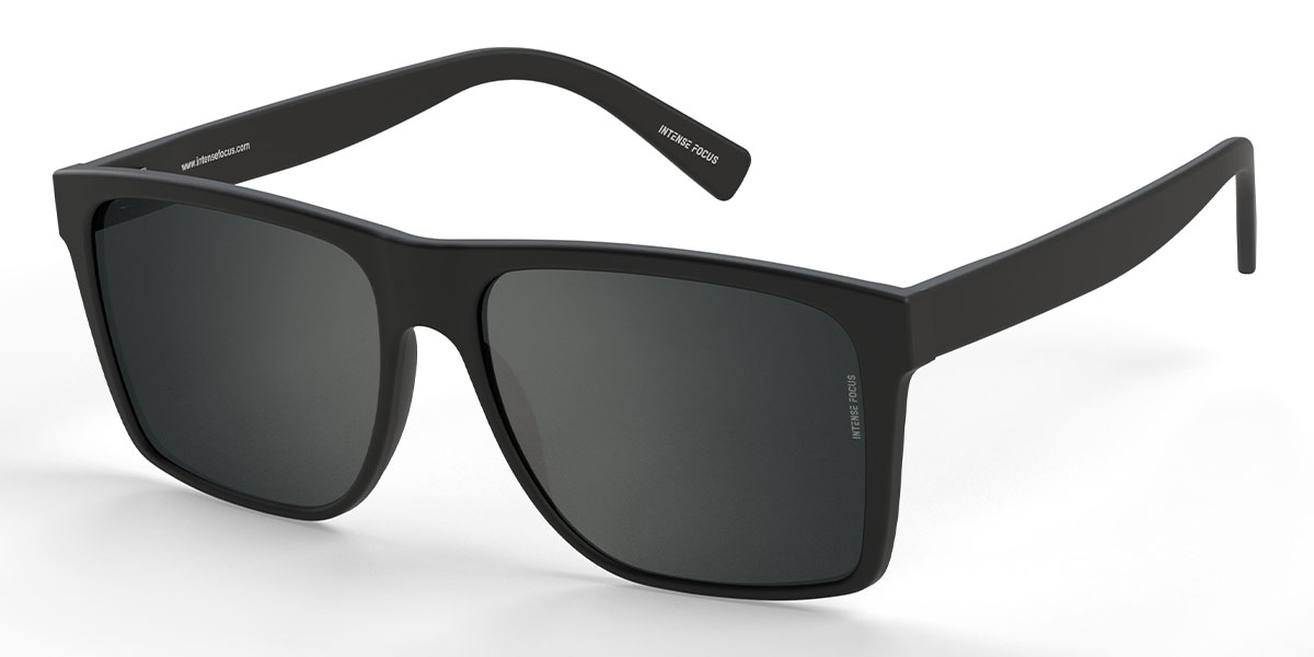 Fekete szürke Legion 9 X - Square Sunglasses