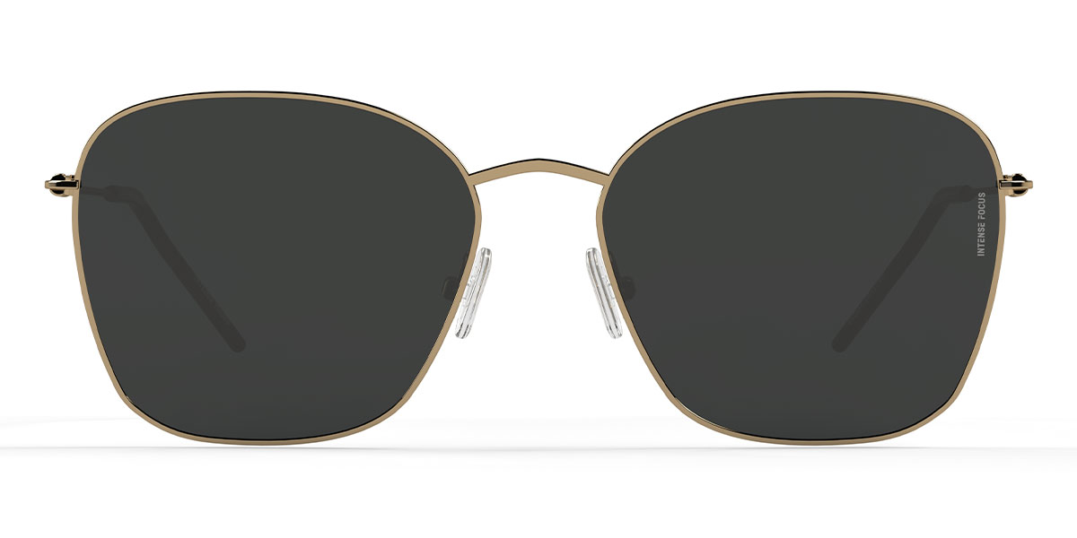 Gold Grey Light Rim 12 X - Round Sunglasses