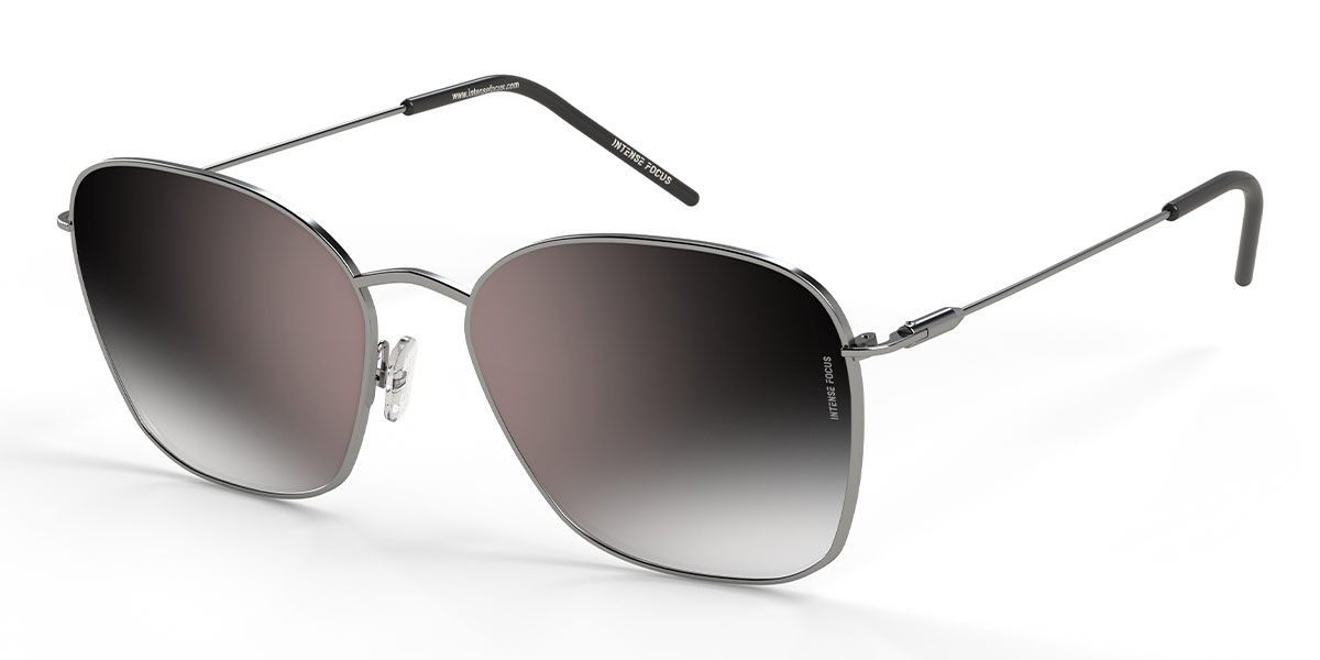 Silver Grey Light Rim 12 X - Round Sunglasses