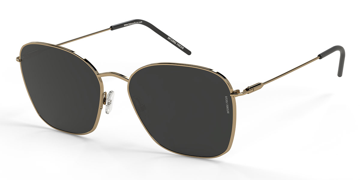 Arany szürke Light Rim 12 X - Round Sunglasses