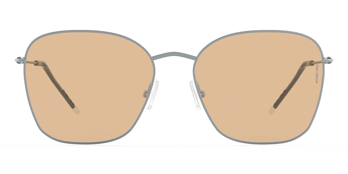 Grau Orange Light Rim 12 X - Round Sunglasses