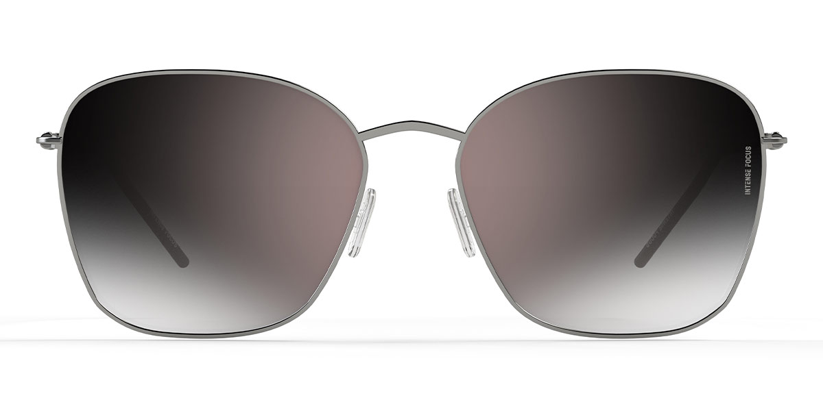 Silver Grey Light Rim 12 X - Round Sunglasses