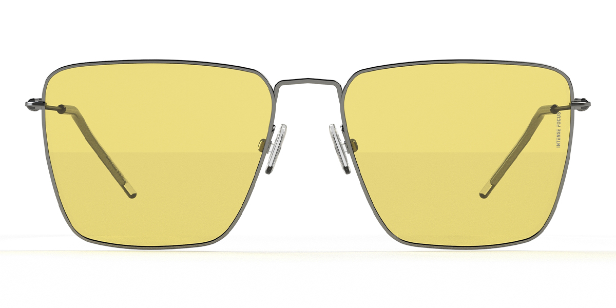 Ezüst Sárga Light Rim 15 X - Square Sunglasses