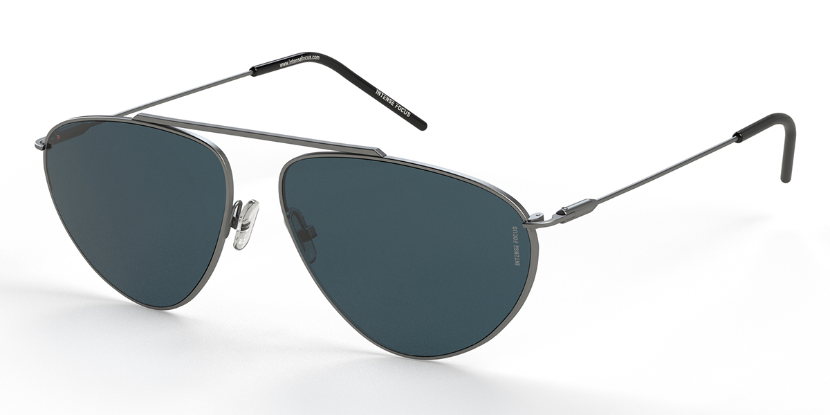 Silver Blue Light Rim 14 X - Aviator Sunglasses