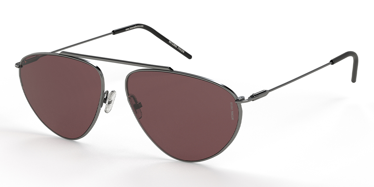 Silver Red Light Rim 14 X - Aviator Sunglasses