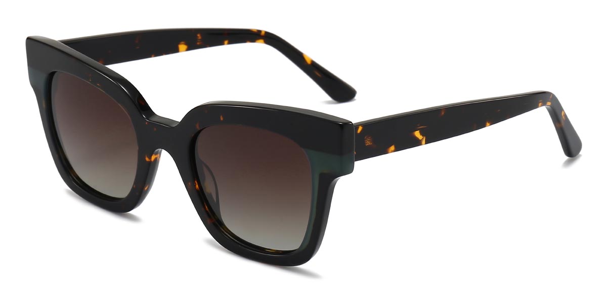 Schildpatt Braun Lauren - Square Sunglasses