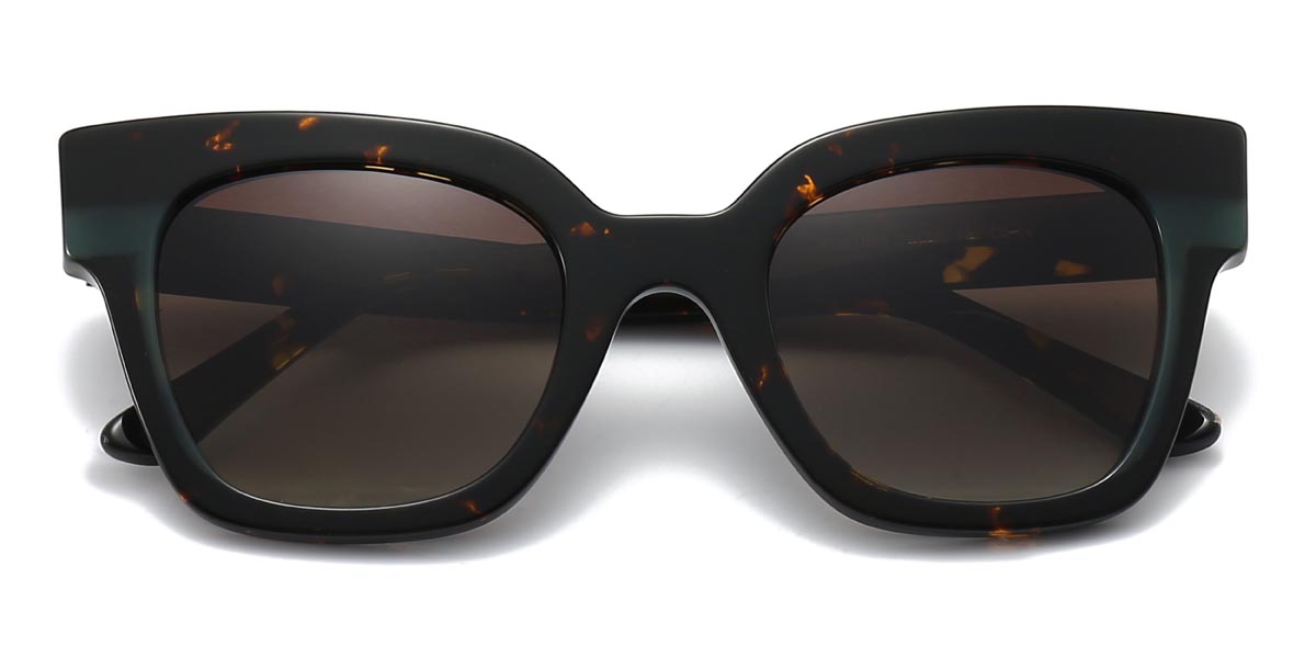 Schildpatt Braun Lauren - Square Sunglasses